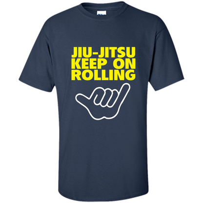 JIU JITSU KEEP ON ROLLING T-SHIRT Navy