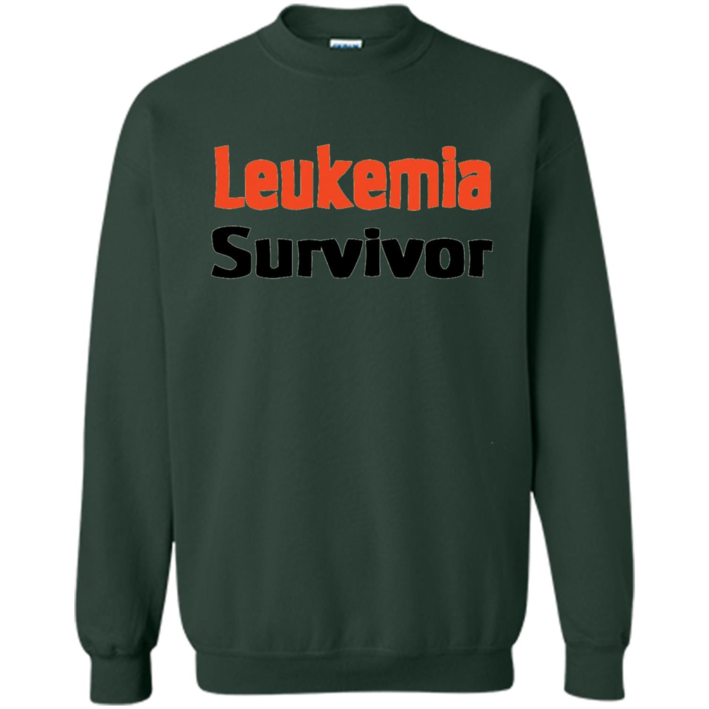 Leukemia Survivor Tshirt Forest Green