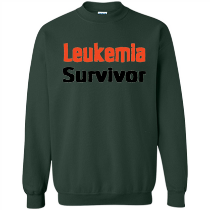 Leukemia Survivor Tshirt Forest Green
