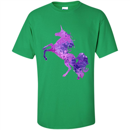 Unicorn Glitter Cute Beautiful Unicorn T-shirt Irish Green