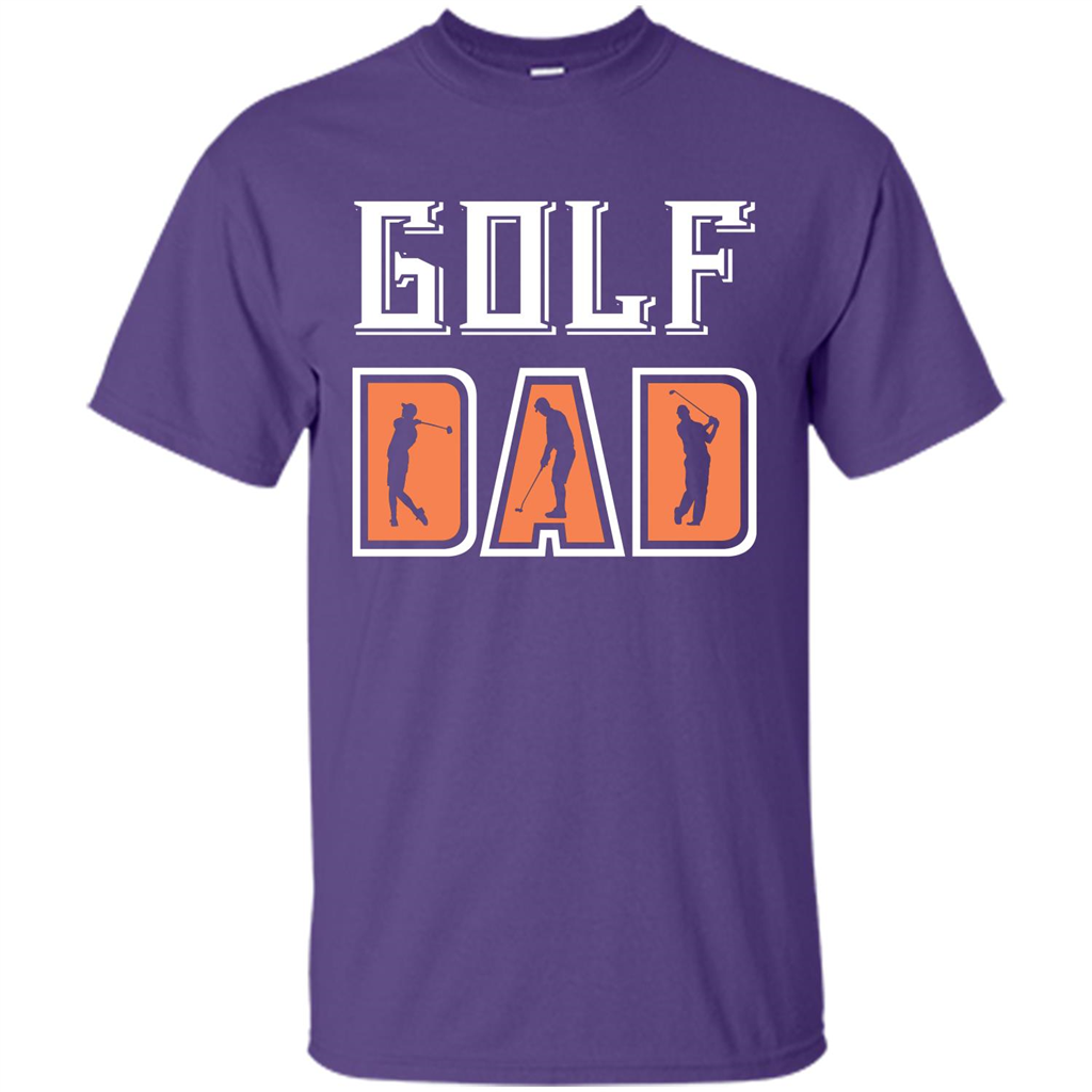 Golf Lover T-shirt Golf Dad Purple