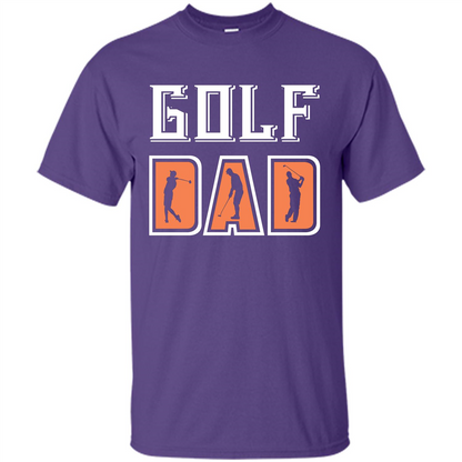 Golf Lover T-shirt Golf Dad Purple