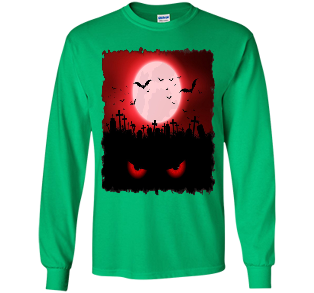 Spooky Halloween Red eye's T-Shirt t-shirt Irish Green
