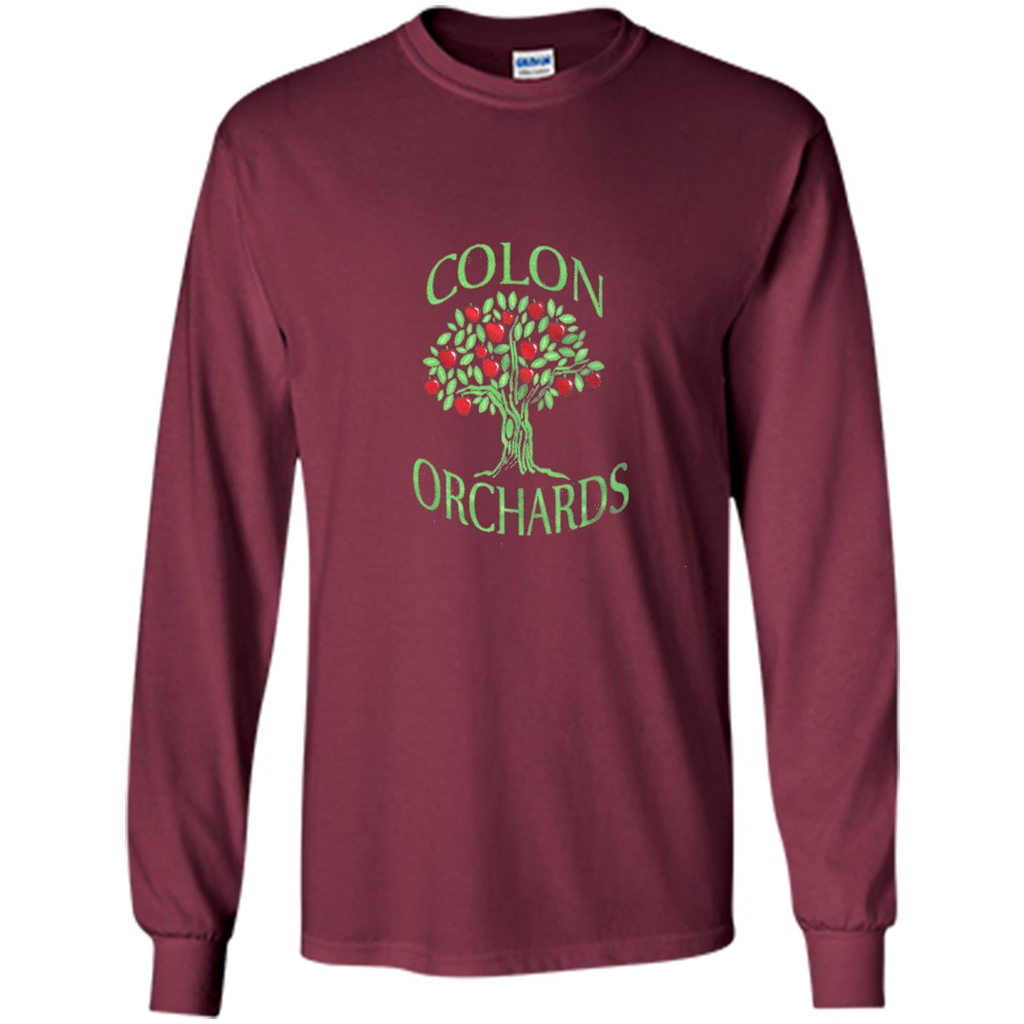 Colon Orchards T-shirt Maroon
