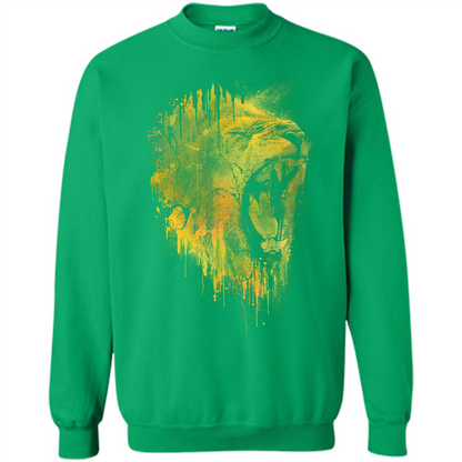 Lion Drip T-shirt Irish Green