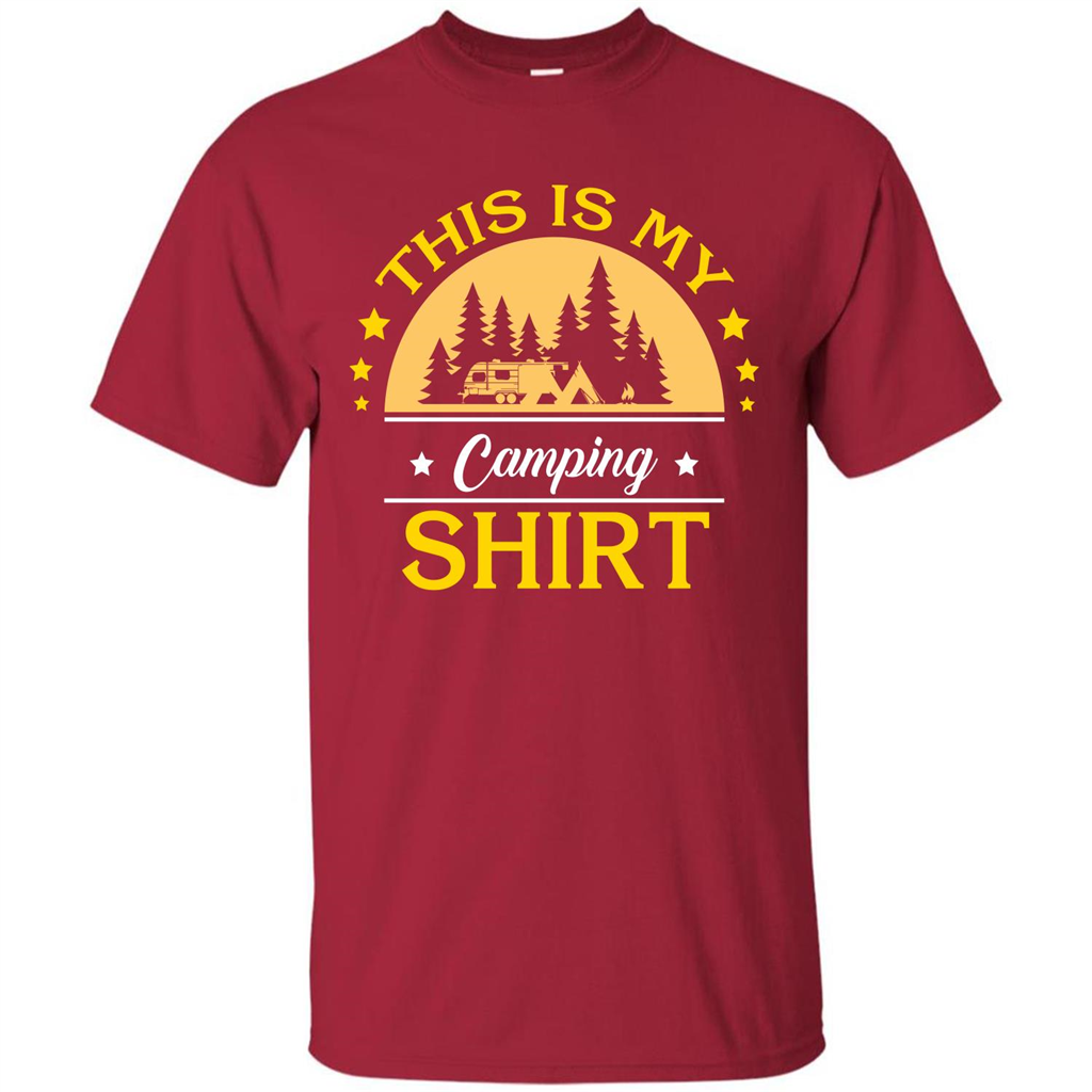 Camping T-shirt This Is My Camping Shirt T-shirt Cardinal