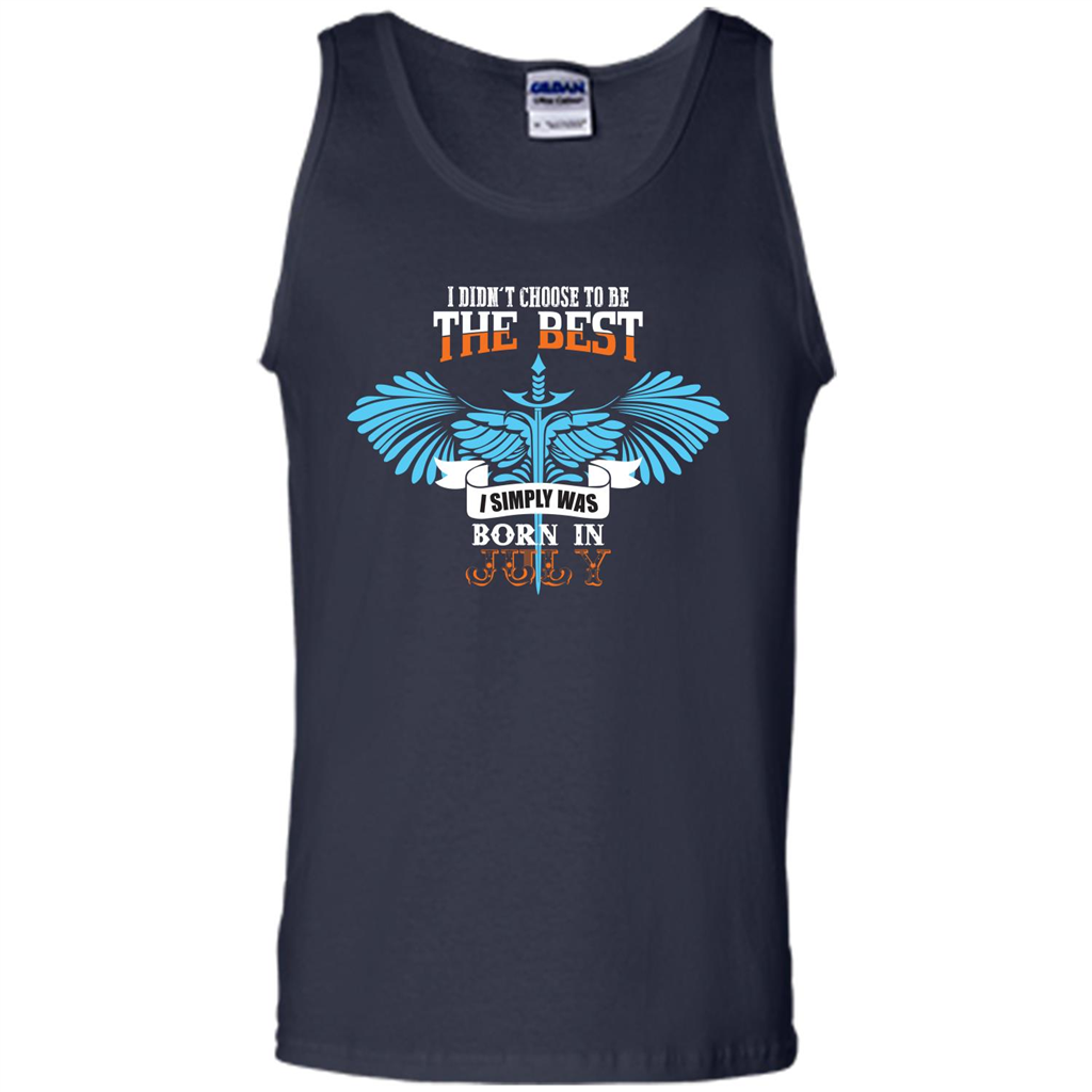 July. I Didnäó»t Choose To Be The Best I Simply Was Born In July T-shirt Navy