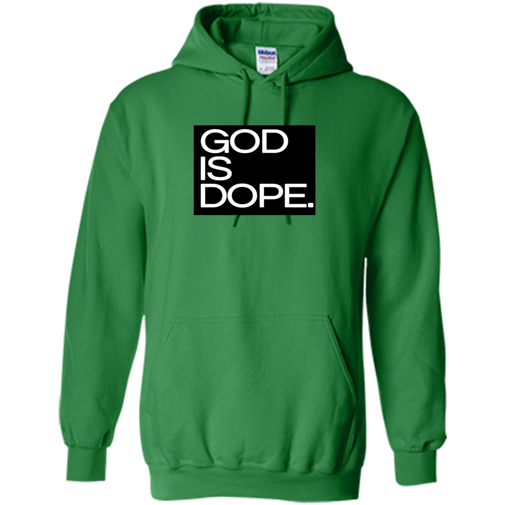 Christian T-shirt God Is Dope T-shirt Irish Green