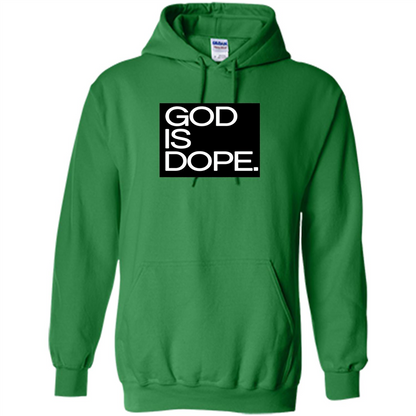 Christian T-shirt God Is Dope T-shirt Irish Green