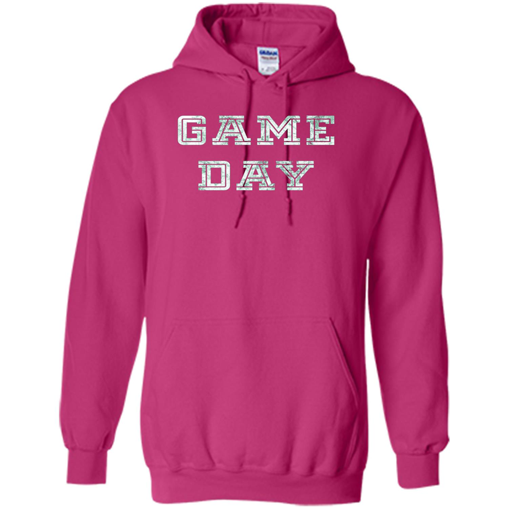 Game Day Football T-Shirt For Football Fans Heliconia