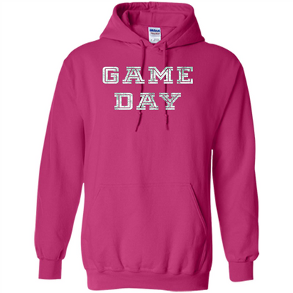 Game Day Football T-Shirt For Football Fans Heliconia