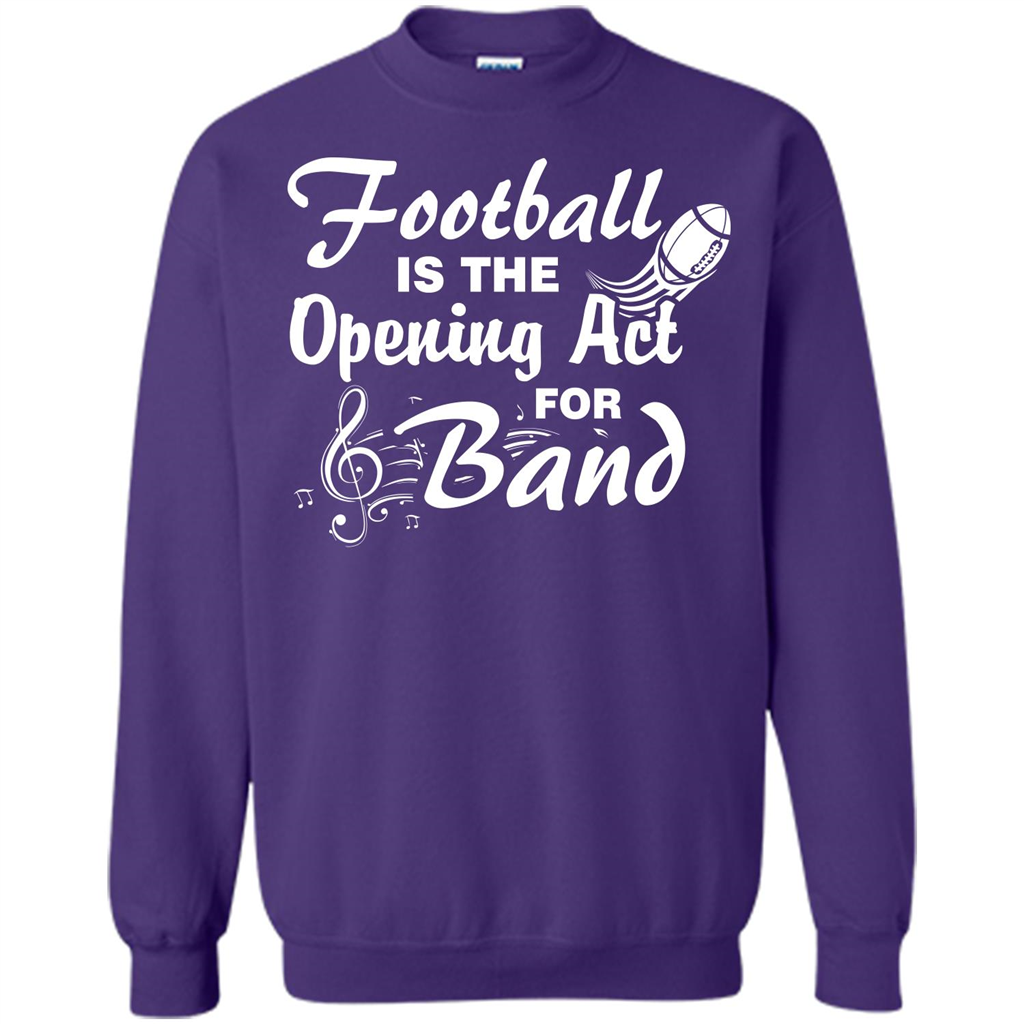 Football Is The Opening Act For Band T-shirt Orange