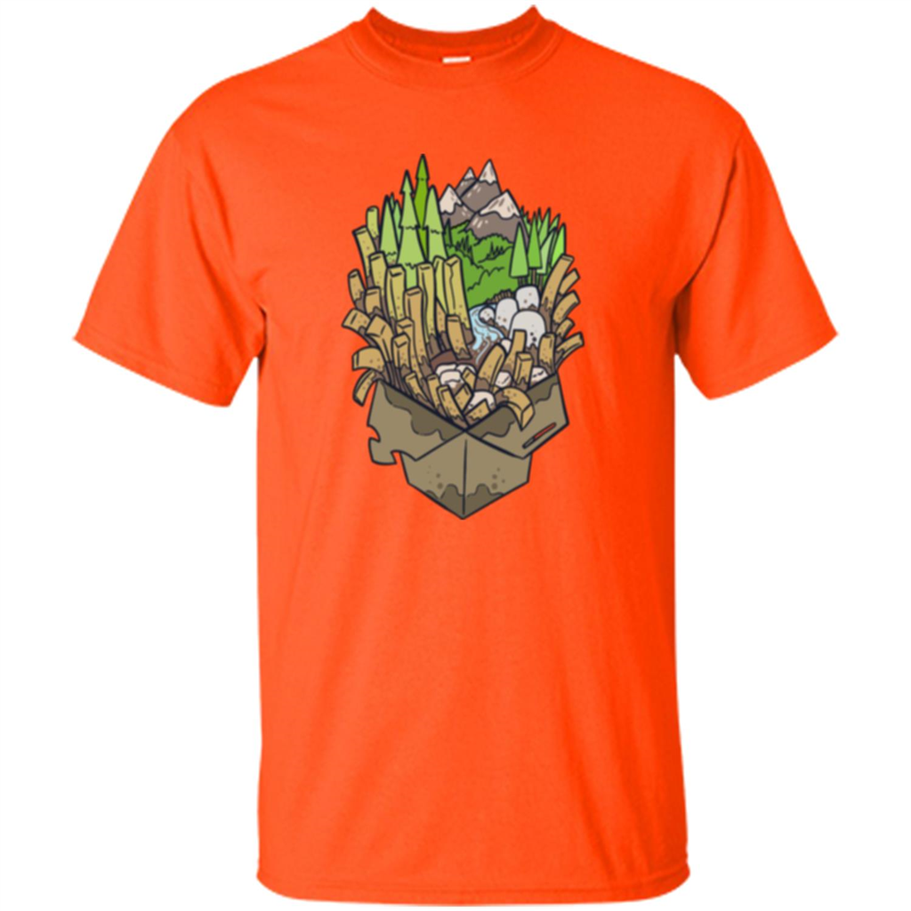 Poutine Forest T-shirt Orange