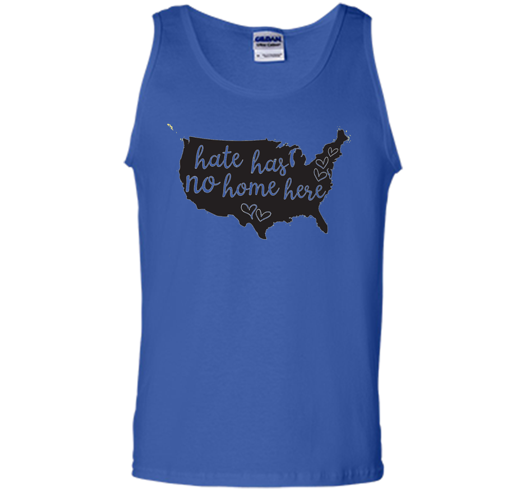 Hate Has No Home Here USA Equality Diversity T-shirt cool shirt Royal