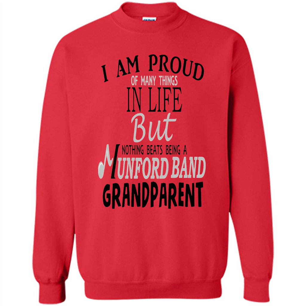 Proud Grandparent T-shirt Nothing Beats Being A Grandparent Red