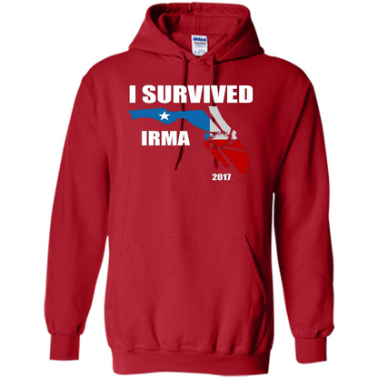 I Survived Hurricane Irma 2017 T-shirt Red