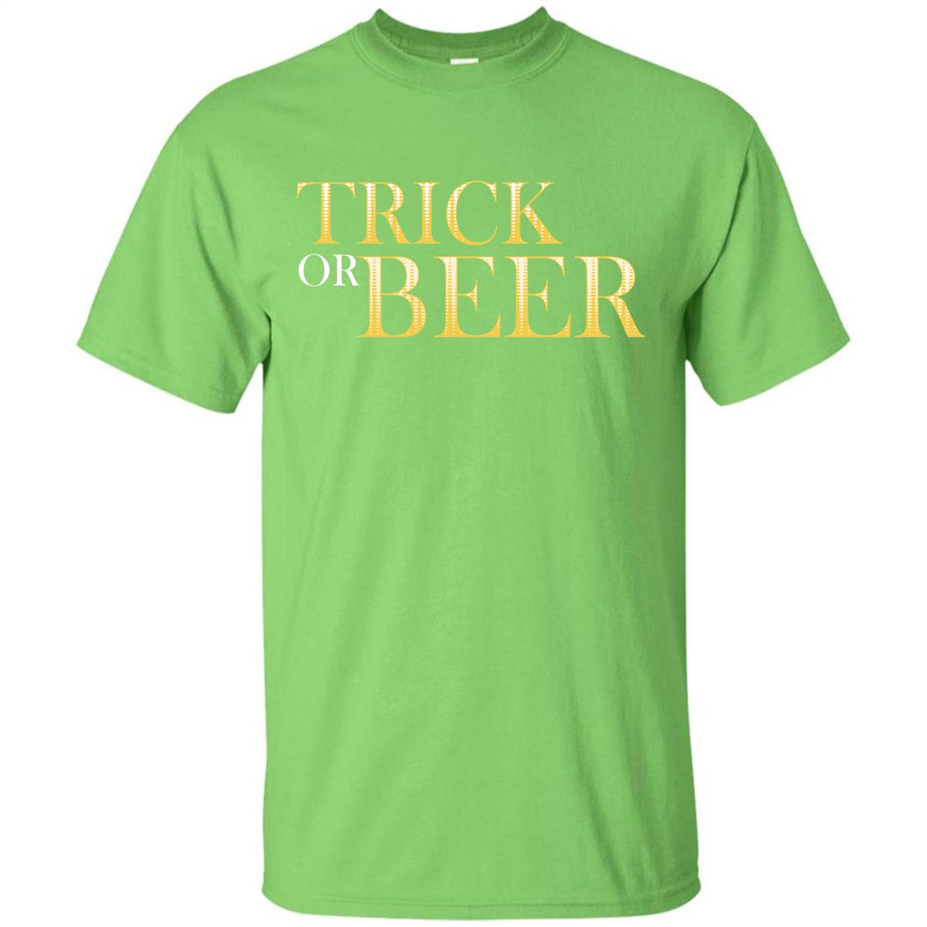 Beer T-shirt Trick Or Beer T-shirt Lime