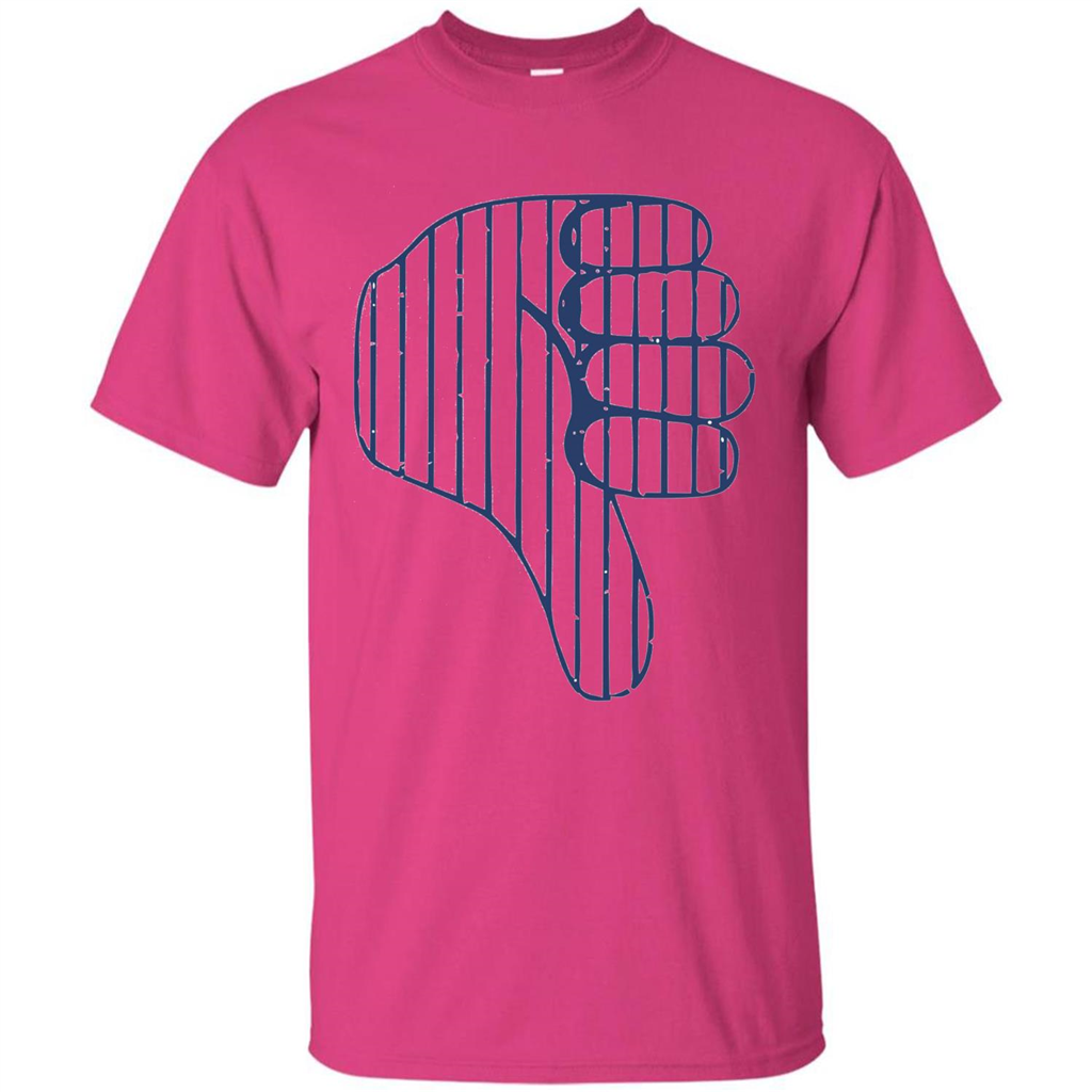 Baseball T-shirt Baseball Celebration Thumbs Down T-shirt Heliconia