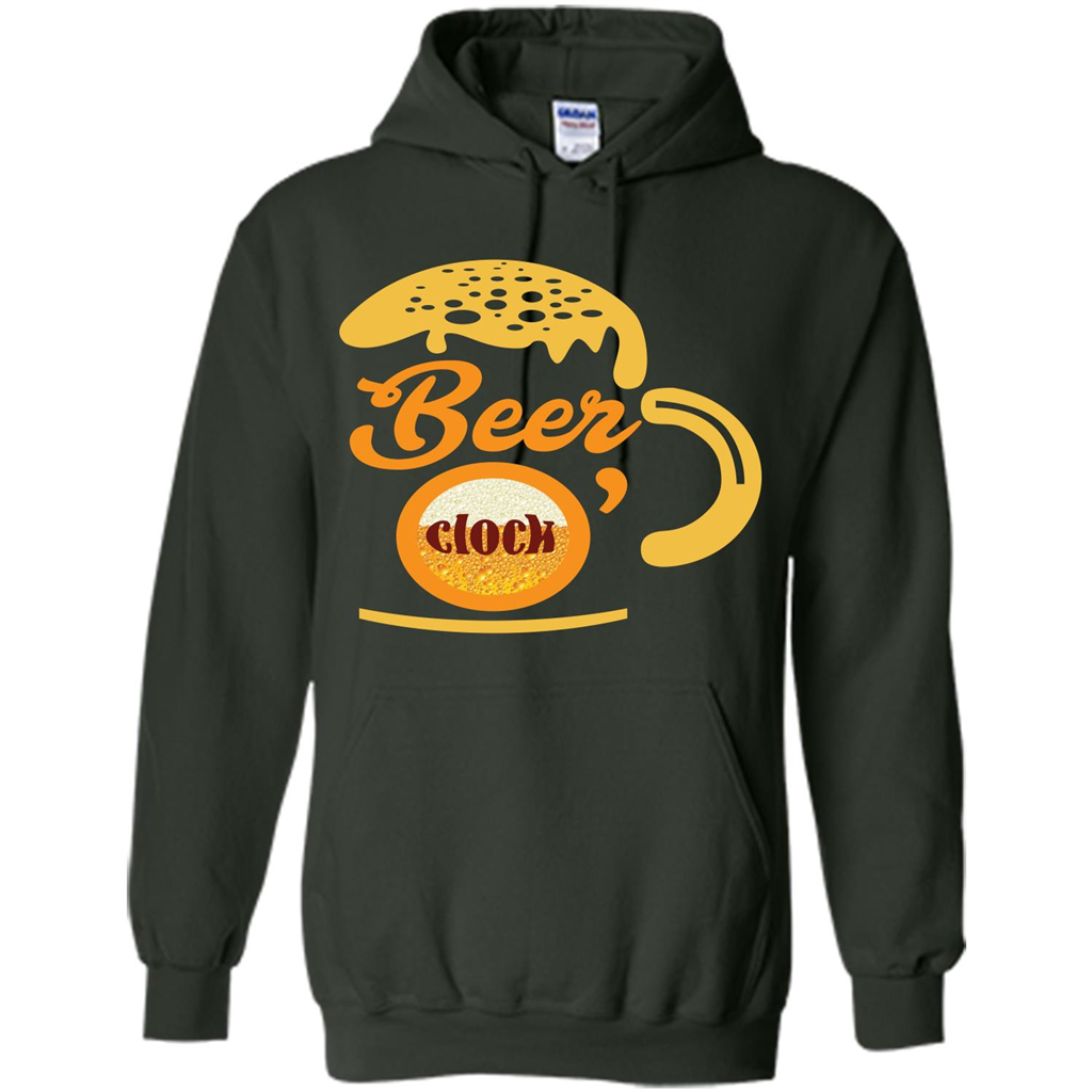 Beer T-shirt Beer O’clock Forest Green