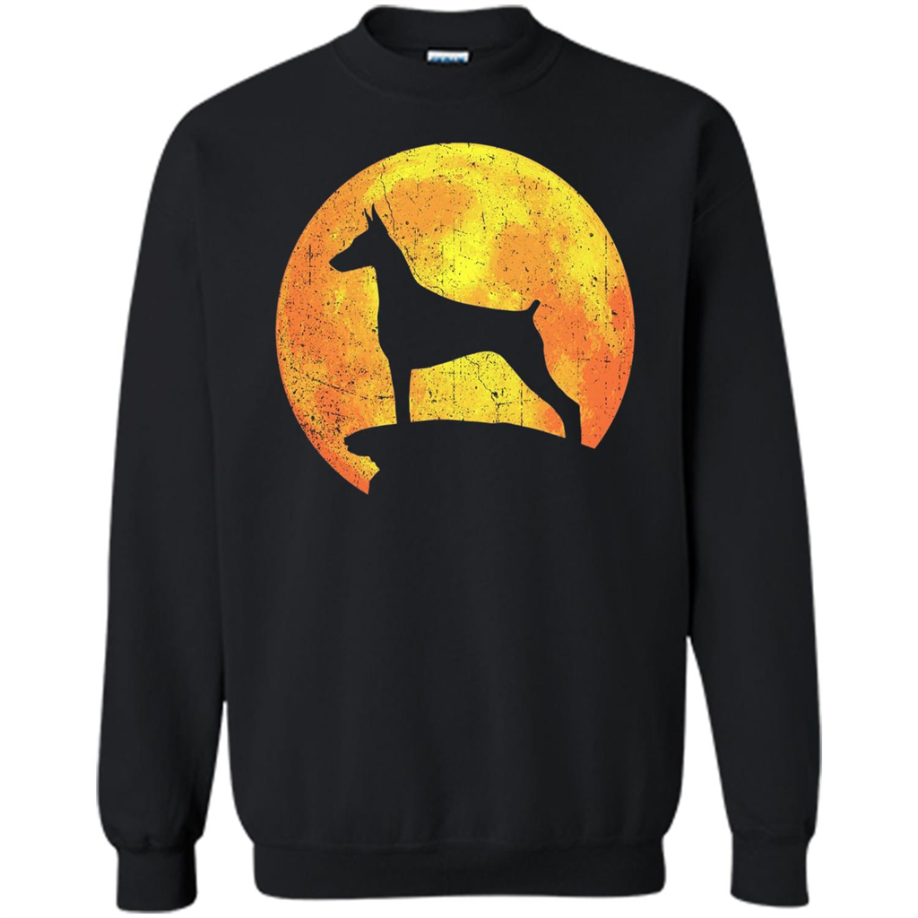 Dog Orange Halloween Costume T-shirt Black