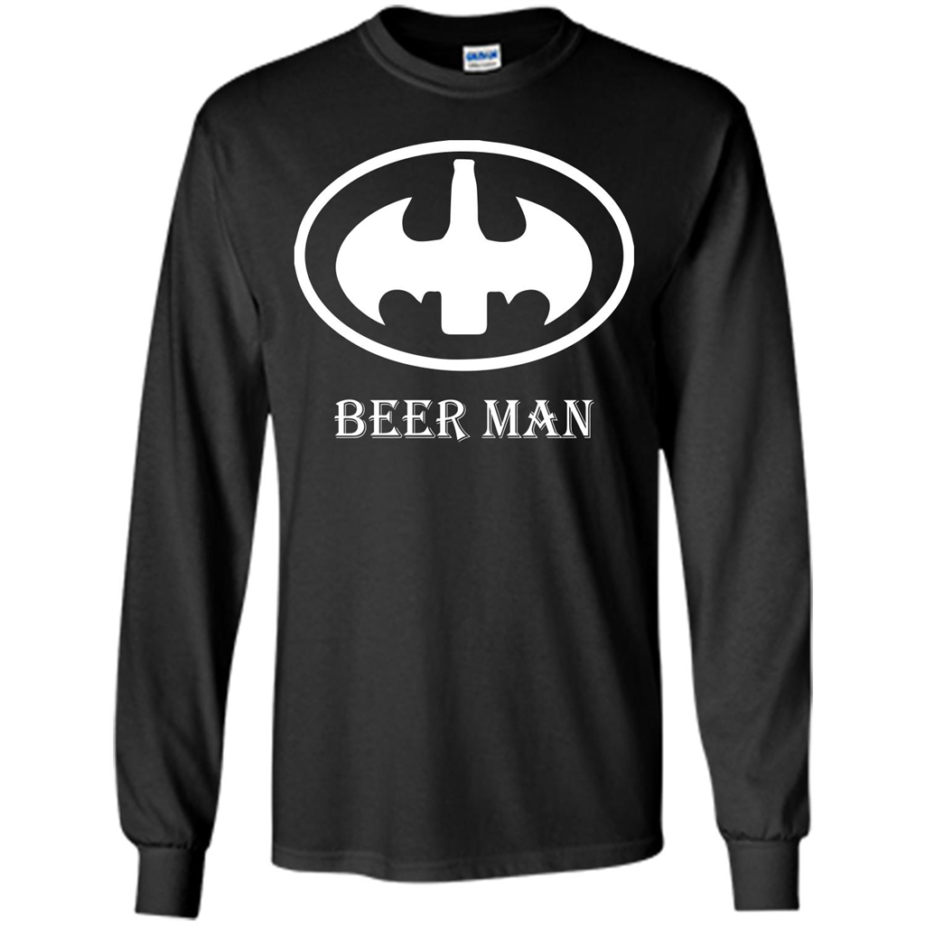 Beer Man T-shirt Funny Logo T-shirt