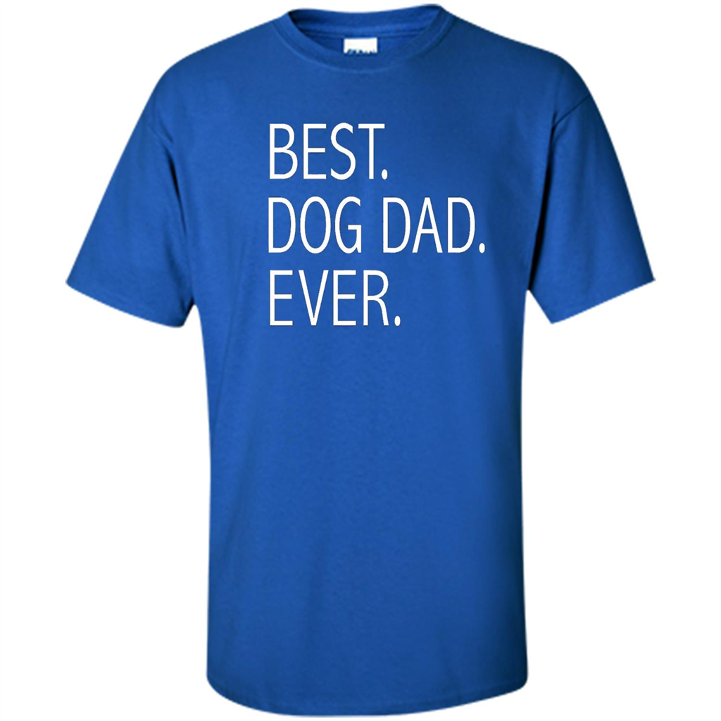 Best Dog Dad Ever T-shirt Royal