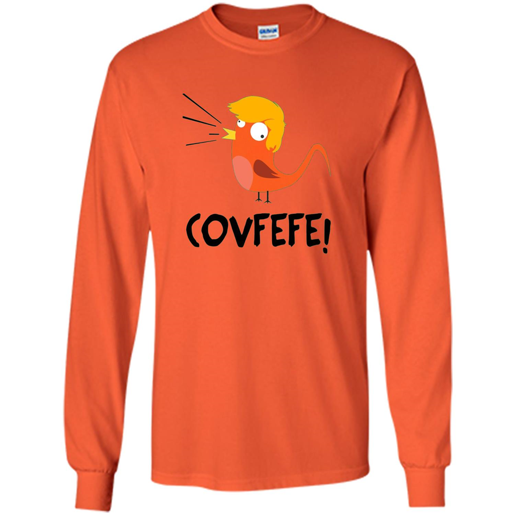 Covfefe Bird T-shirt Funny Political T-shirt Orange