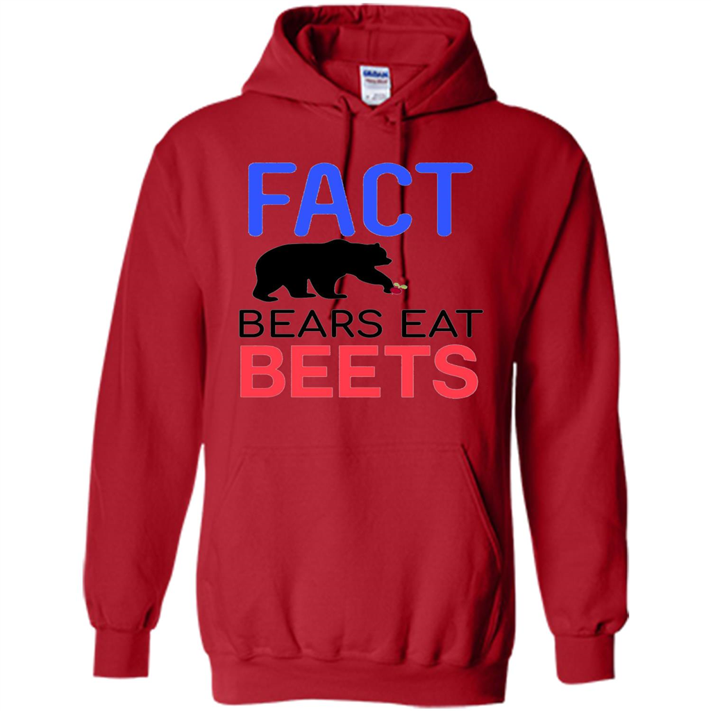 FACT Bears Eat Beets T-shirt Funny Men Women Novelty Gift Red