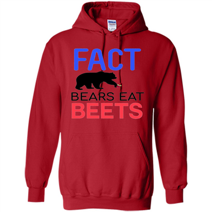 FACT Bears Eat Beets T-shirt Funny Men Women Novelty Gift Red