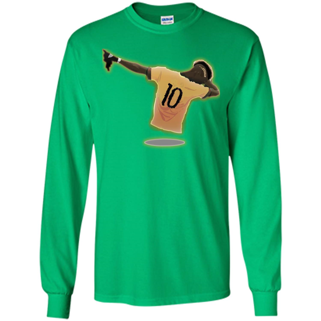 Dabbing Soccer T-shirt Irish Green