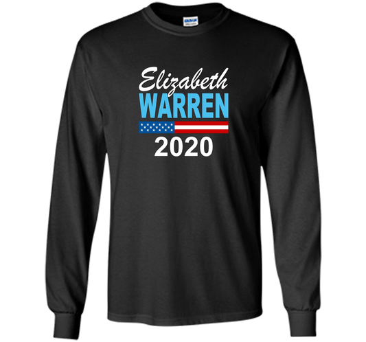 Elizabeth Warren 2020 T-shirt - E1226 shirt Black