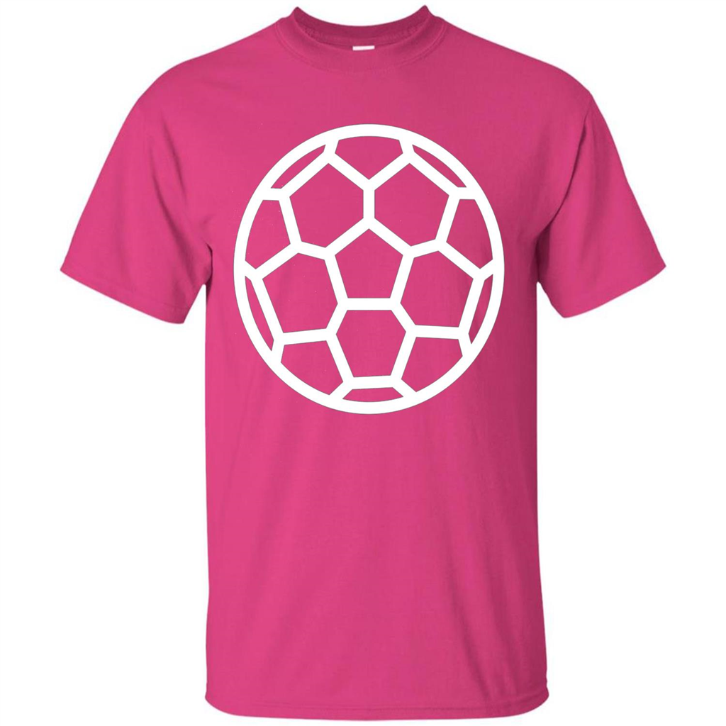 I Love American Soccer Ball Modern Sport T-shirt Heliconia