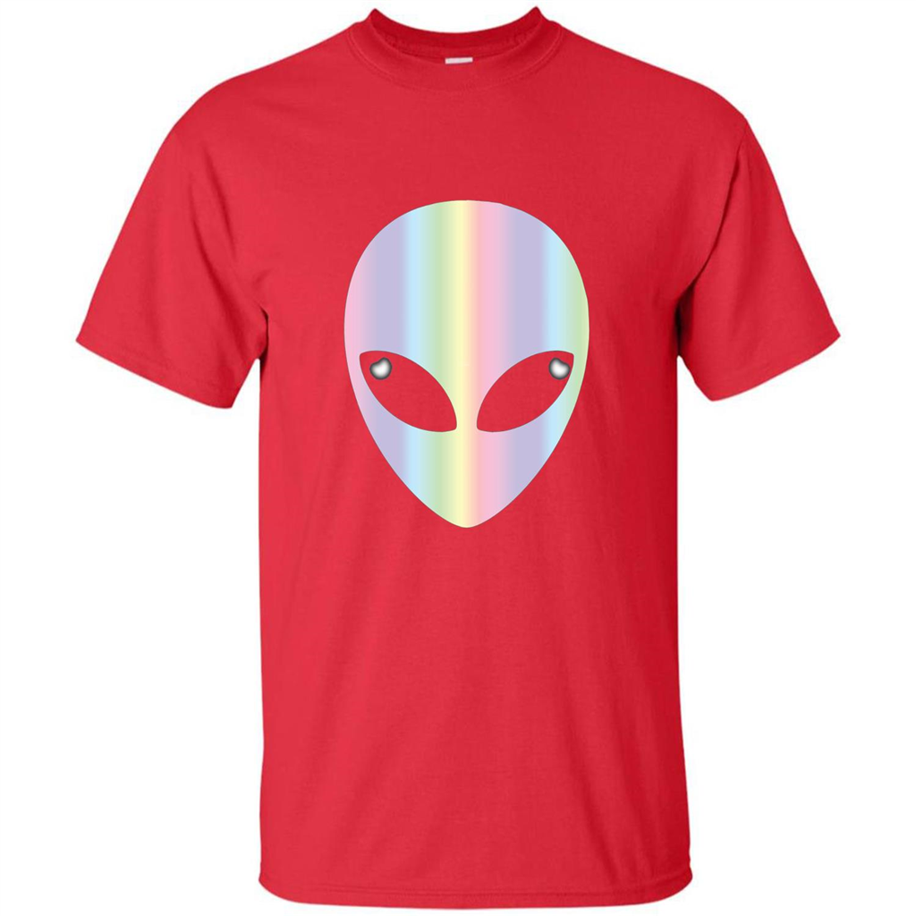 Alien Head T-shirt Red