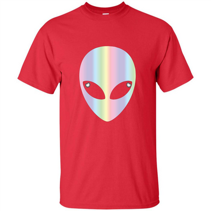 Alien Head T-shirt Red