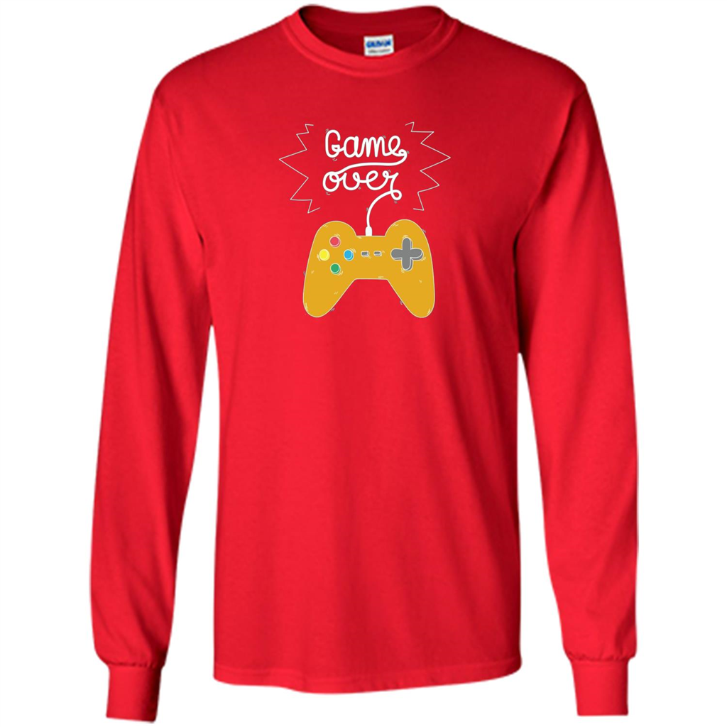 Gamer T-shirt Game Over Red