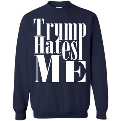 President America Hates Me T-shirt Navy