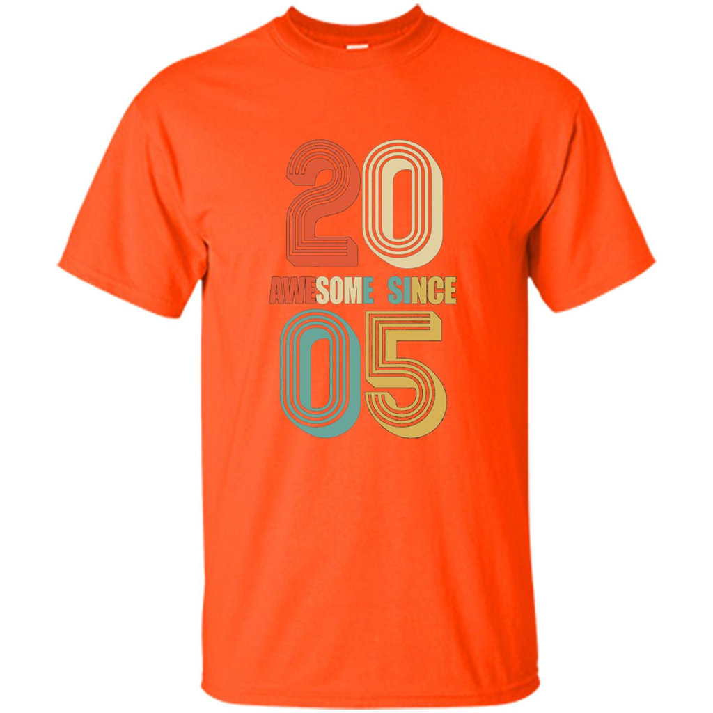Awesome Since 2005 T-Shirt Orange