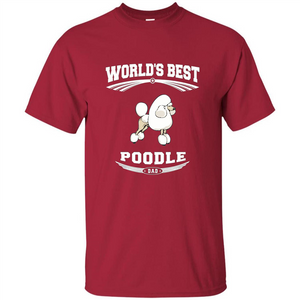 World's Best Poodle Dog T-shirt