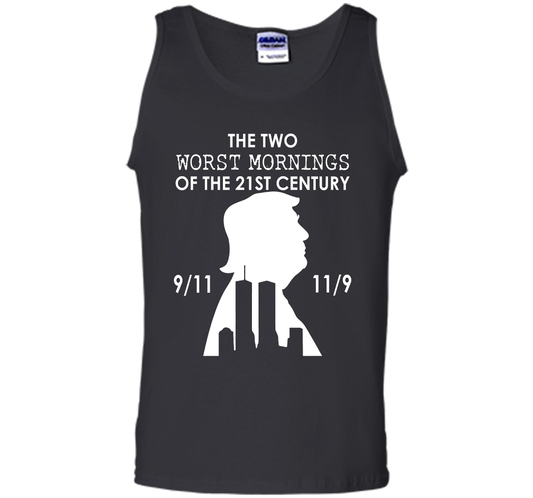 THE TWO WORST MORNINGS OF THE 21ST CENTURY T-SHIRT Black