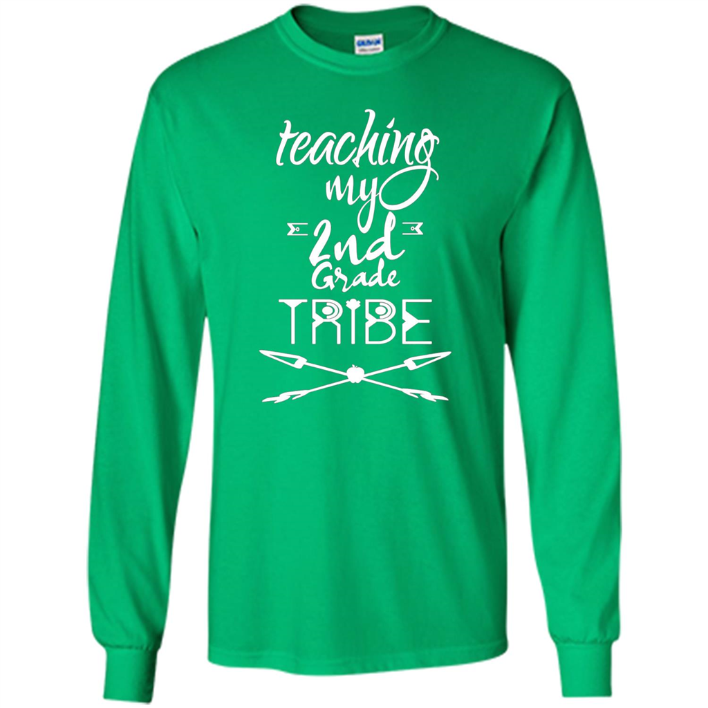 Back To School T-shirt Teaching My Second Grade Tribe Irish Green