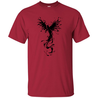 Black Phoenix T-shirt Cardinal