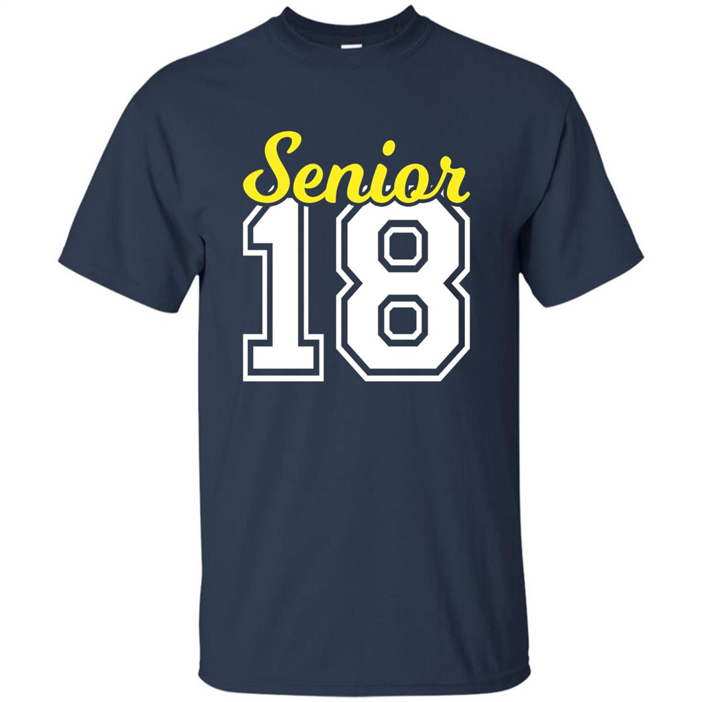 Senior Class of 2018 Jersey Style T-shirt Navy