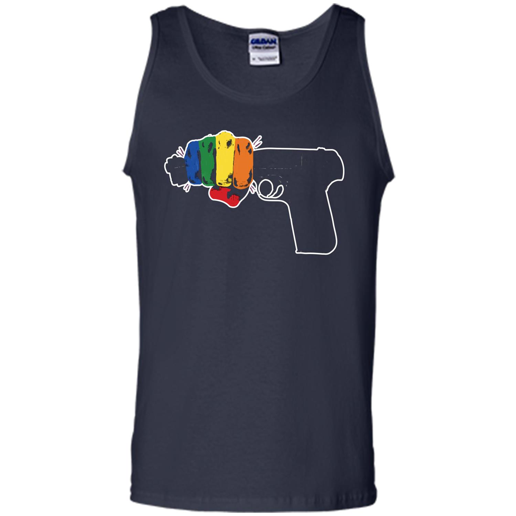 LGBT T-shirt Stop Gun Violence T-shirt Navy