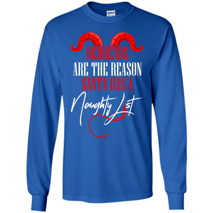 RedHeads Are The Reason Santa Has A Naughty List T-shirt Royal