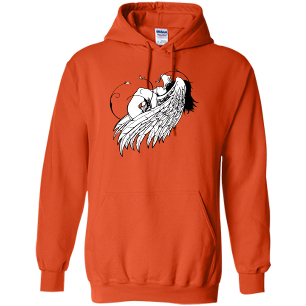 Angel T-shirt Angel Wings Orange