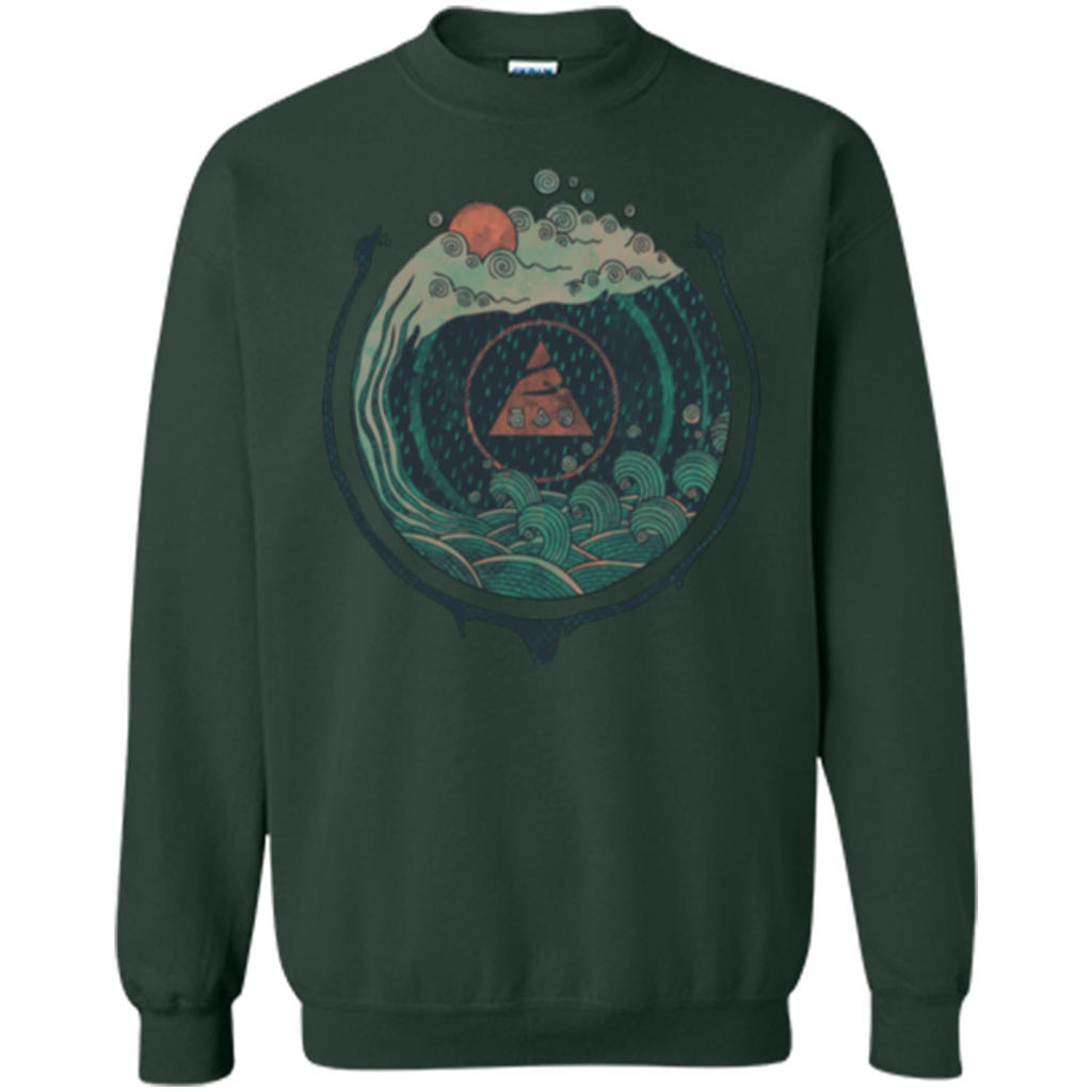 Water T-shirt Forest Green