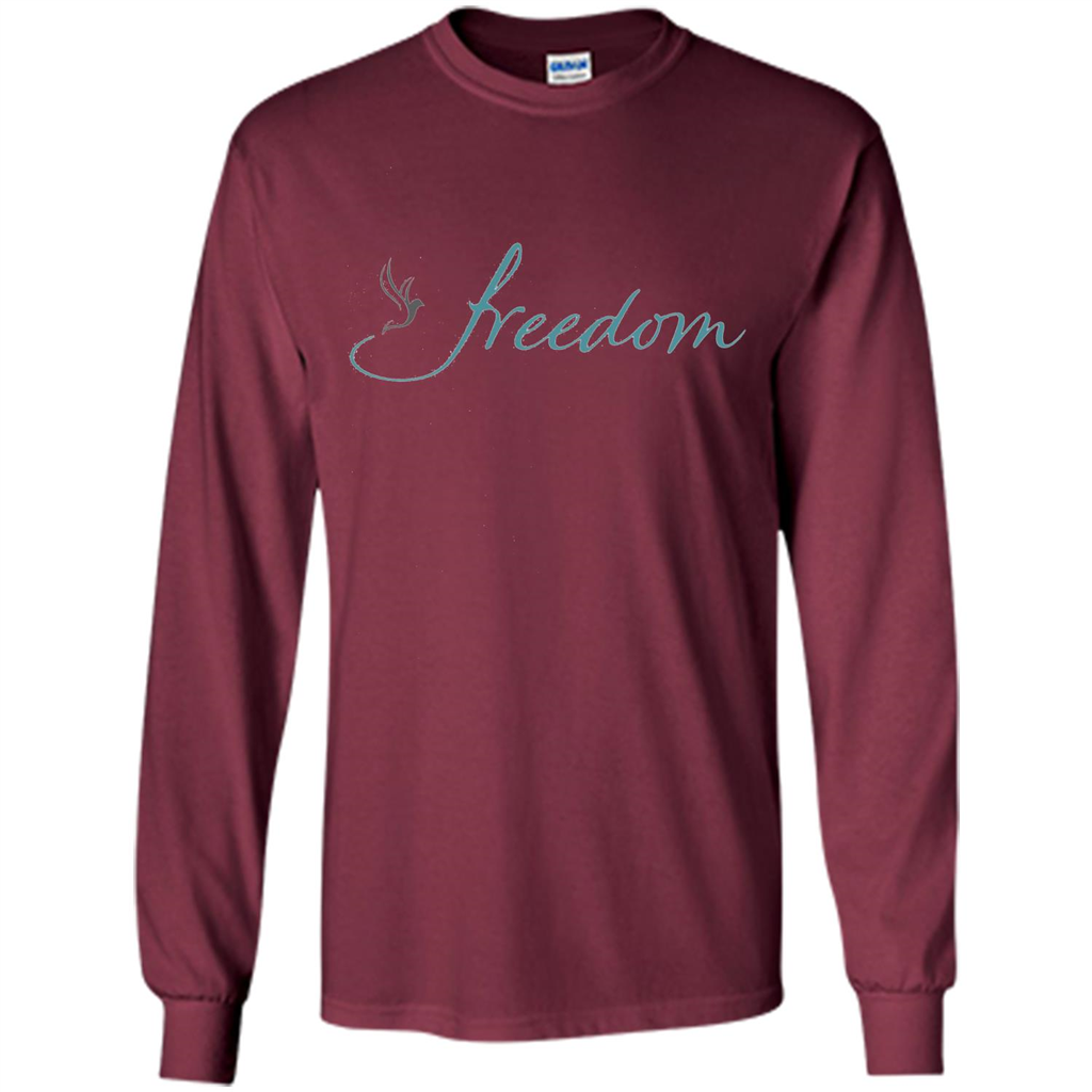 Freedom Dove T-shirt Maroon