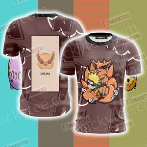 Naruto Kurama Unisex 3D T-shirt