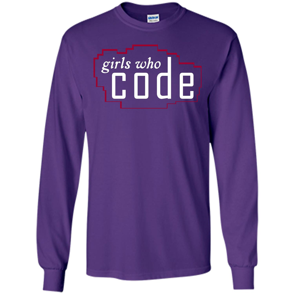 Coder T-shirt Girls Who Code T-shirt Purple