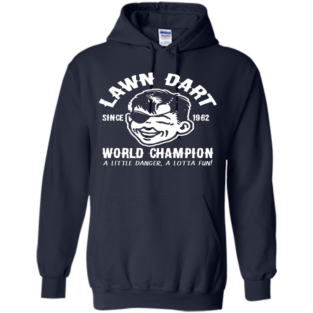 Lawn Dart Since 1962 World Champion Backyard Game T-shirt Navy